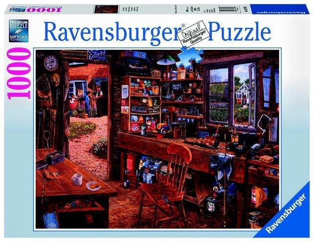 Puzzle copii si adulti hambarul bunicului 1000 piese ravensburger