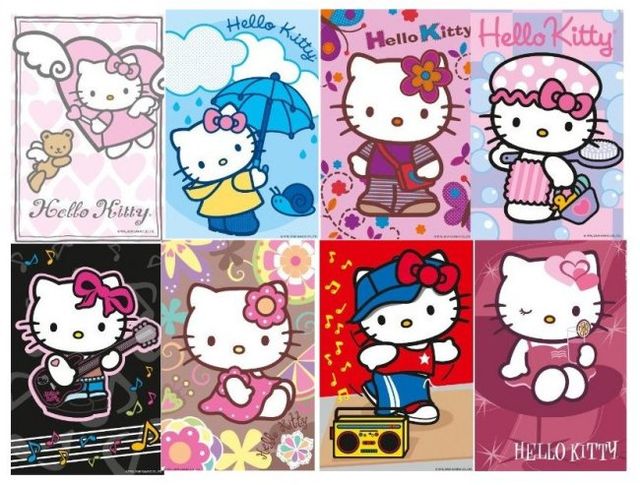 Mini puzzle hello kitty 54 piese ravensburger