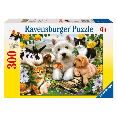 Puzzle animale prietenoase 300 piese ravensburger