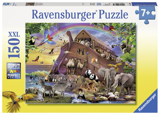 Puzzle arca cu animalute 150 piese ravensburger kizo.ro imagine 2022 protejamcopilaria.ro