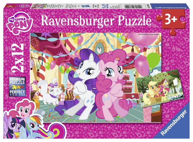 Puzzle micul meu ponei 2x12 piese ravensburger