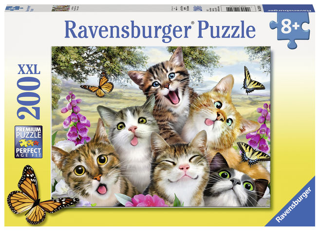 Puzzle pisicute amuzante 200 piese ravensburger