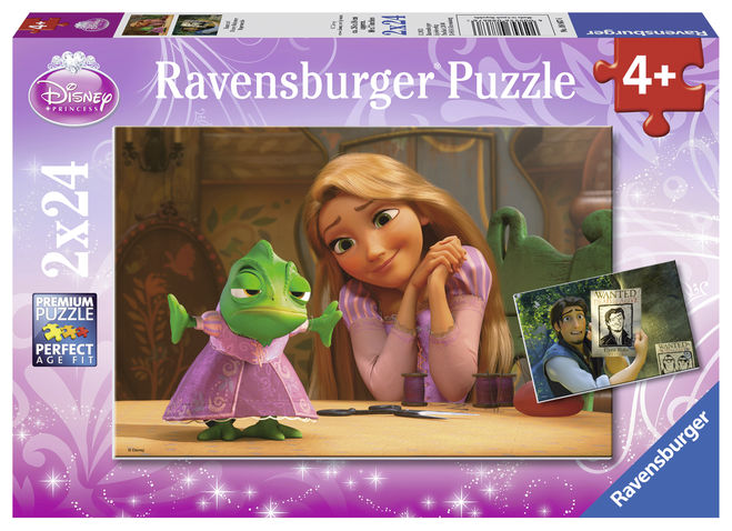 Puzzle rapunzel 2x24 piese ravensburger