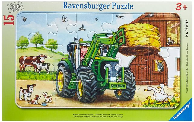 Puzzle tractor la ferma 15 piese ravensburger kizo.ro imagine 2022 protejamcopilaria.ro