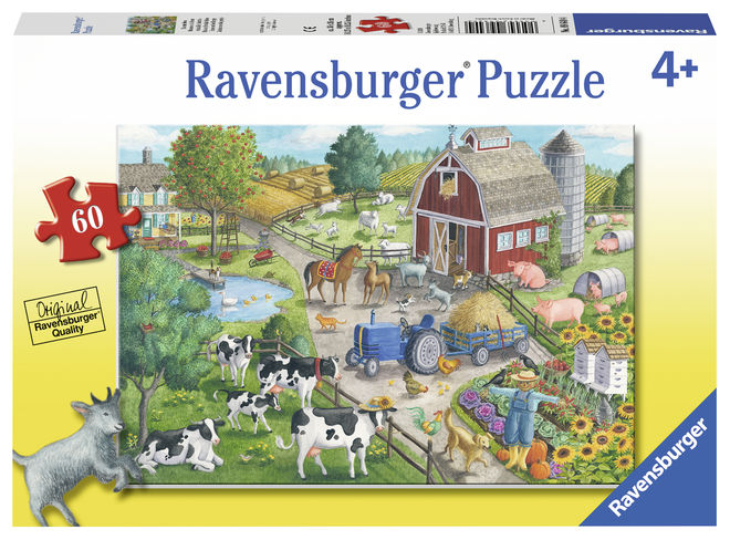 Puzzle ferma 60 piese ravensburger