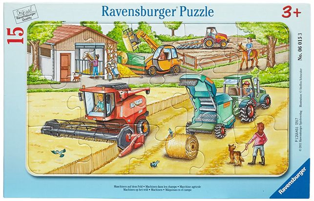 Puzzle masinarii 15 piese ravensburger