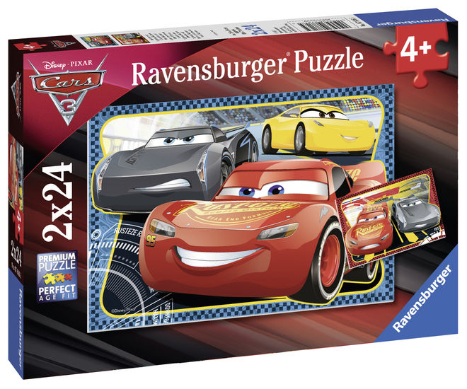 Puzzle cars 2x24 piese baieti ravensburger