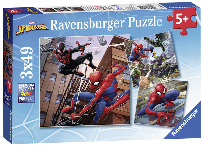 Puzzle spiderman 3×49 piese ravensburger kizo.ro imagine 2022 protejamcopilaria.ro