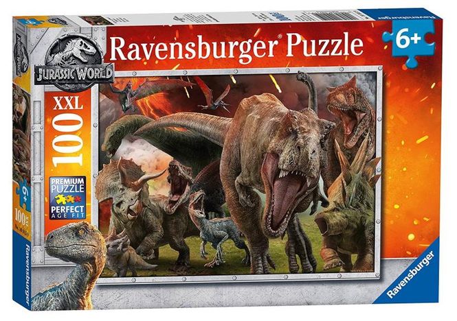 Puzzle jurassic world 100 piese ravensburger