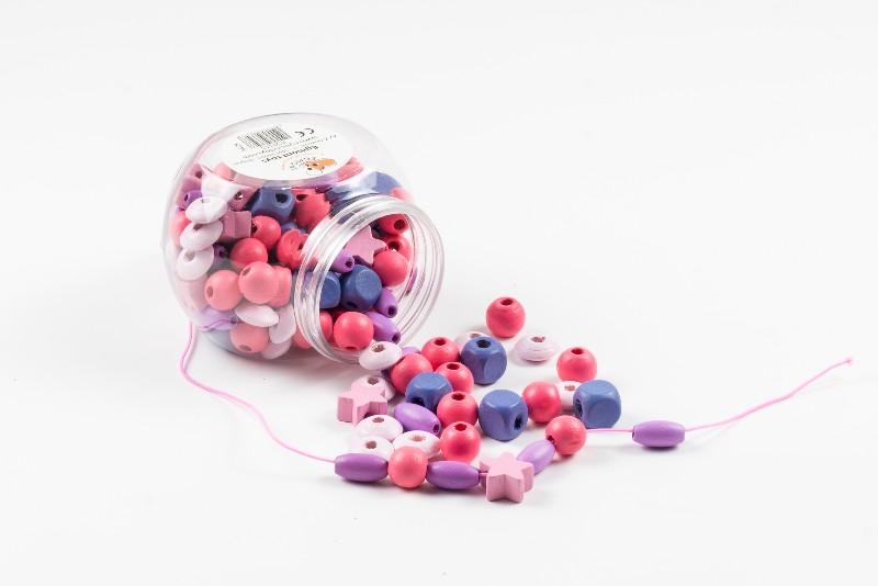 Margele roz in borcan creeaza bijuterii egmont Egmont Toys imagine 2022 protejamcopilaria.ro