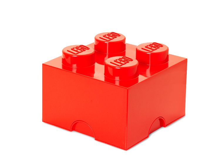 Cutie depozitare lego 2×2 rosu kizo.ro imagine 2022 protejamcopilaria.ro