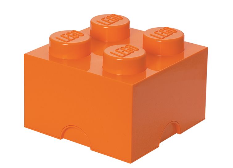 Cutie depozitare lego 2×2 portocaliu kizo.ro imagine 2022 protejamcopilaria.ro