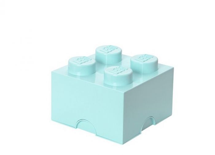 Cutie depozitare lego 2×2 albastru aqua kizo.ro imagine 2022 protejamcopilaria.ro