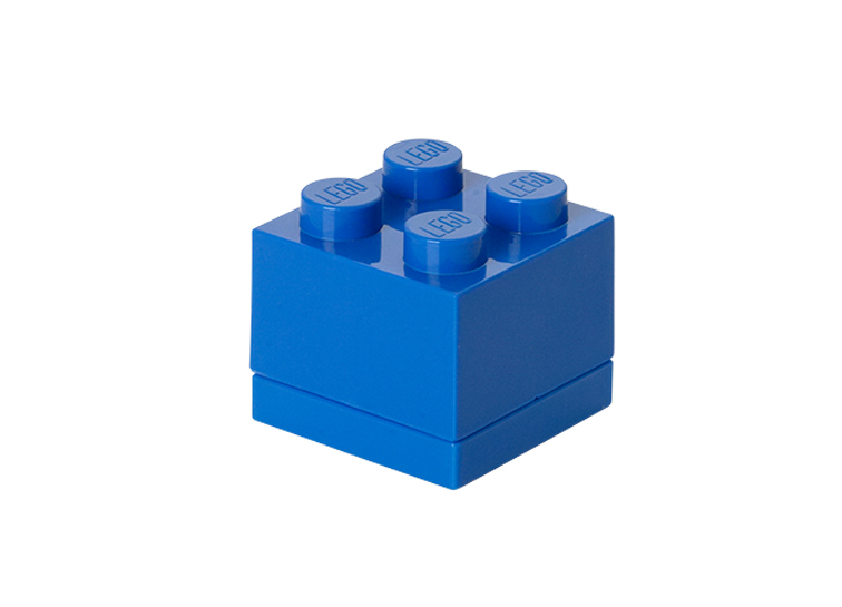 Mini cutie depozitare lego 2×2 albastru inchis kizo.ro imagine 2022 protejamcopilaria.ro