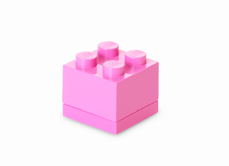 Mini cutie depozitare lego 2×2 roz kizo.ro imagine 2022 protejamcopilaria.ro