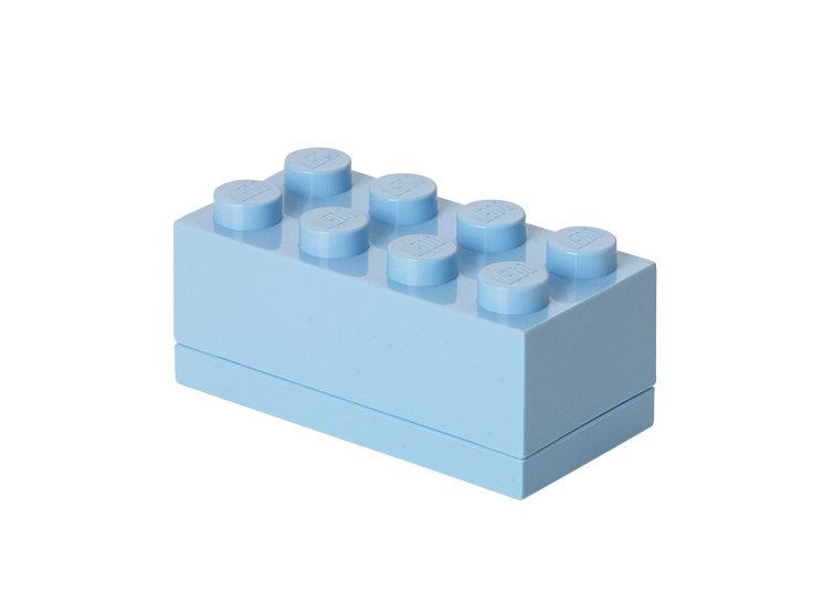 Mini cutie depozitare lego 2×4 albastru deschis kizo.ro imagine 2022 protejamcopilaria.ro