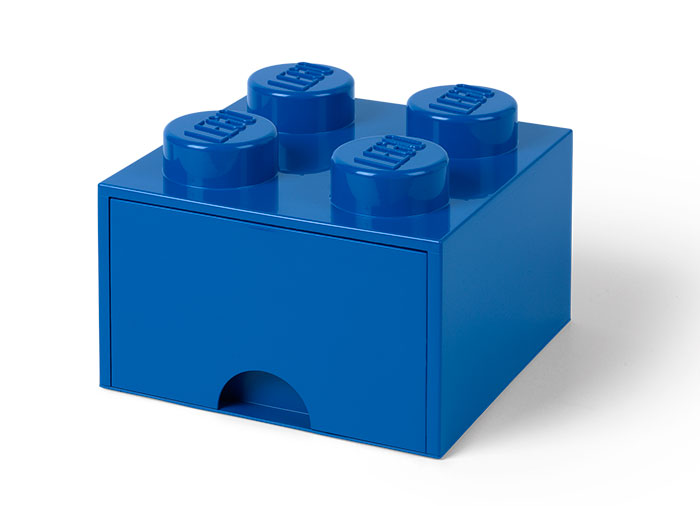Cutie depozitare lego 2×2 cu sertar albastru kizo.ro imagine 2022 protejamcopilaria.ro