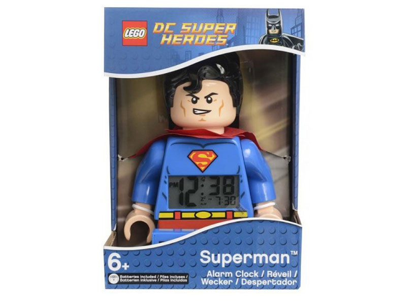 Ceas desteptator lego dc super heroes superman imagine