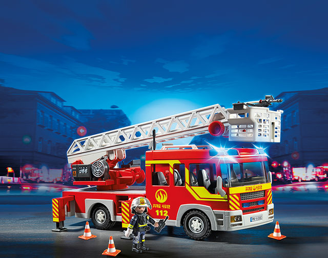Masina de pompieri cu scara playmobil city action