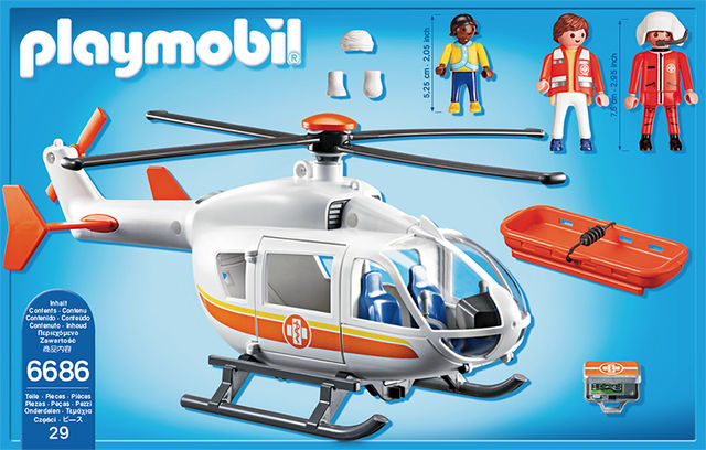 Elicopter medical de urgenta playmobil city life - 1