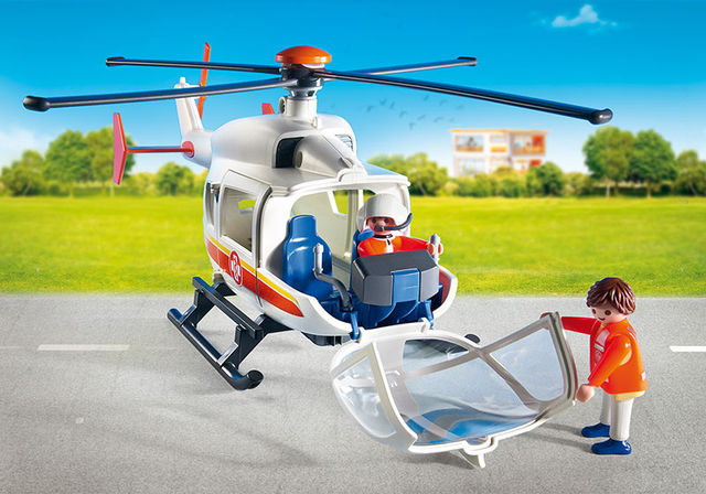 Elicopter medical de urgenta playmobil city life - 3