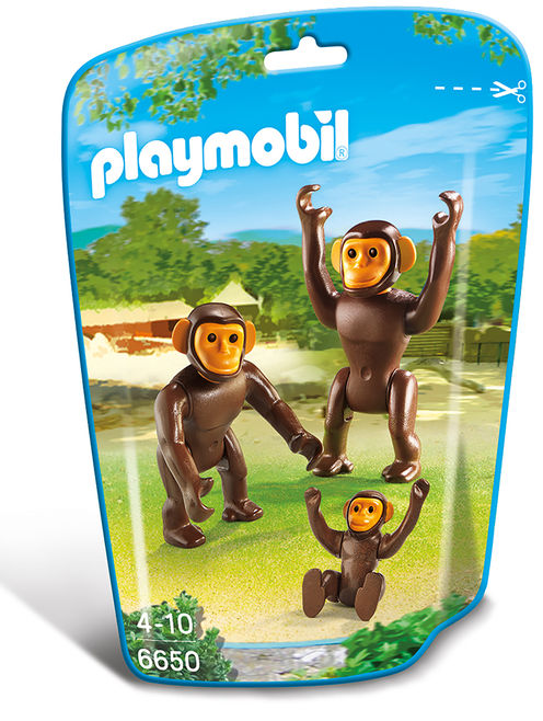Familie de cimpanzei playmobil city life