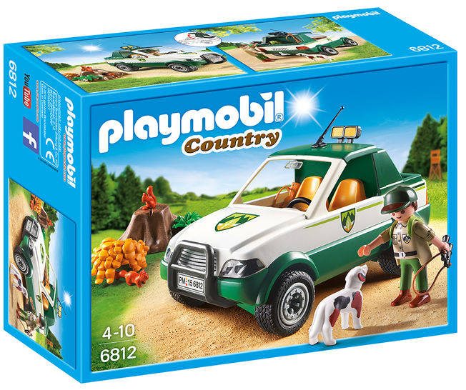 Masina de teren a padurarului playmobil country