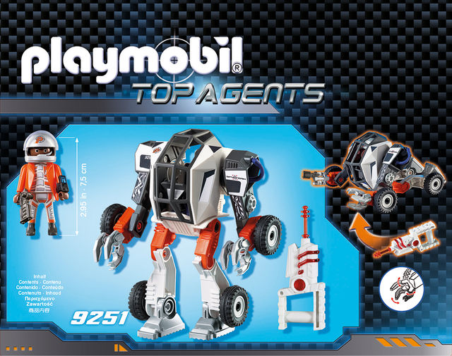 Robotul agentului t.e.c. playmobil top agents - 2