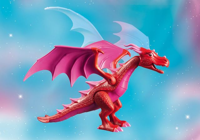 Dragonul prietenos cu puiul playmobil fairies - 2