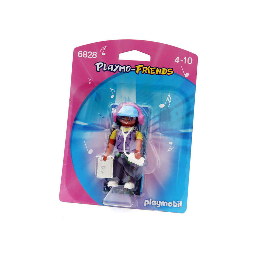 Figurina vesela asculta muzica playmobil